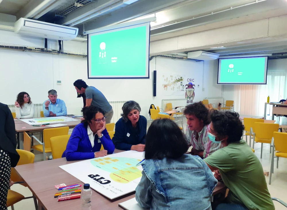 Mai 2024 – atelier en immersion au siège de la CTP à Jaca 